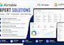 setup airtable database, airtable crm specialist, dashboard, softr webapp expert
